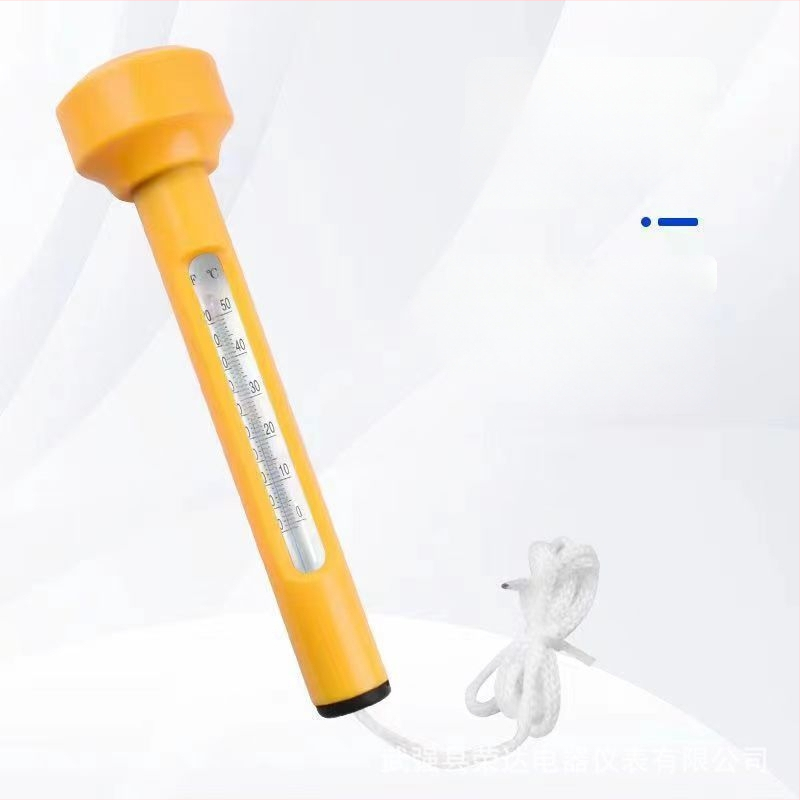 Термометър за морска вода с корпус от пластмаса/неръждаема стомана и пластмасов защитен калъф – плаващ аквакултурен термометър, код 150, висок клас