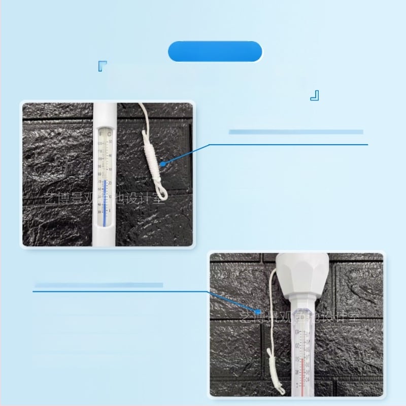 Термометър за koi езеро – открит плаващ термометър за езеро, басейн и градина