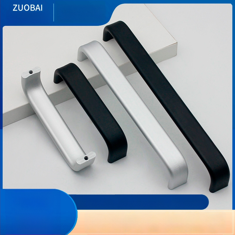Mâner pentru mobilier din aliaj de aluminiu, design tip bară, finisaj anodizat, model 316, stil modern minimalist, montaj pe suprafață