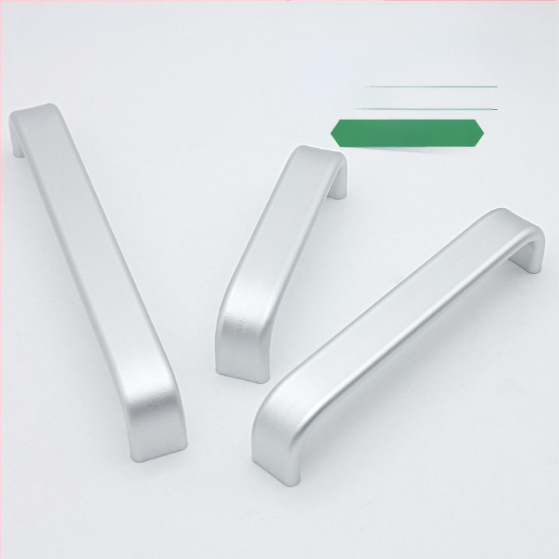 Mâner pentru mobilier din aliaj de aluminiu, design tip bară, finisaj anodizat, model 316, stil modern minimalist, montaj pe suprafață
