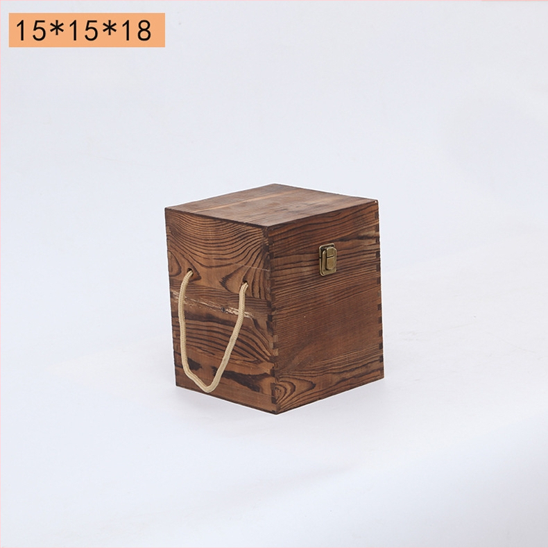 Дървена кутия за вино за две бутилки, гравирана, естествена дървесина, персонализирана облицовка, модел JXQ509