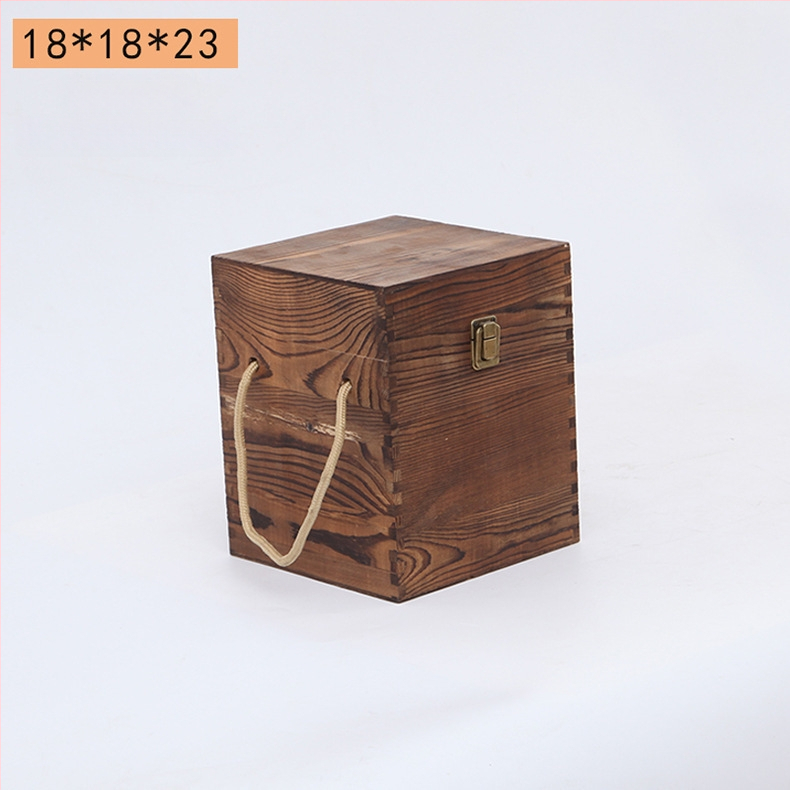 Дървена кутия за вино за две бутилки, гравирана, естествена дървесина, персонализирана облицовка, модел JXQ509