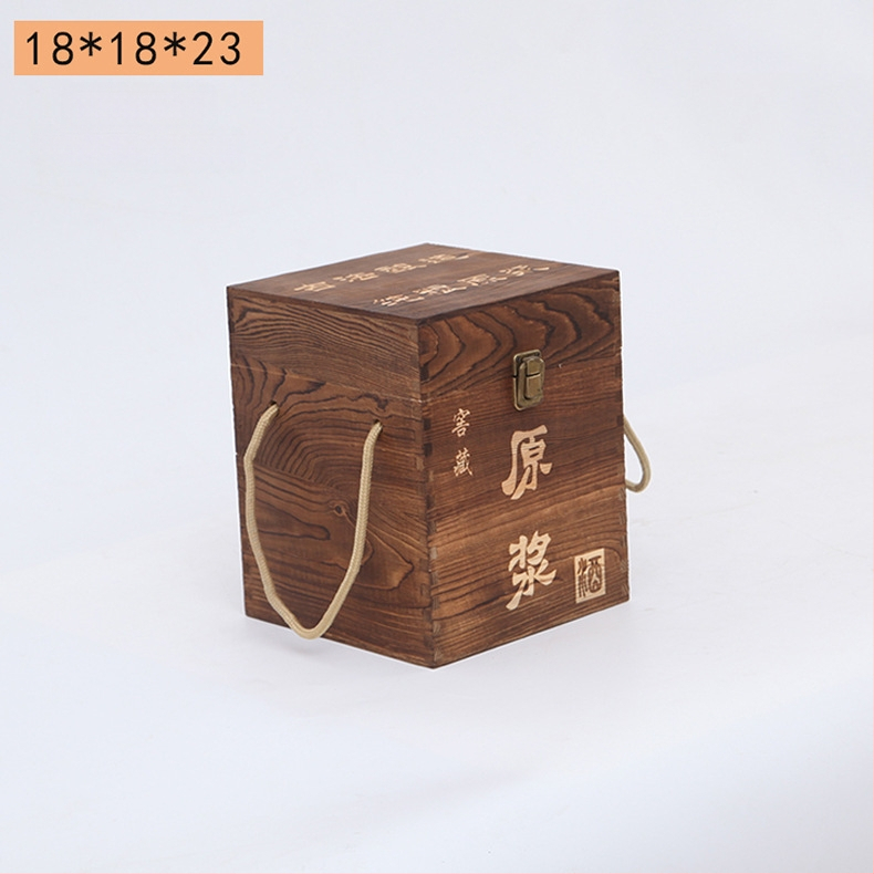 Дървена кутия за вино за две бутилки, гравирана, естествена дървесина, персонализирана облицовка, модел JXQ509