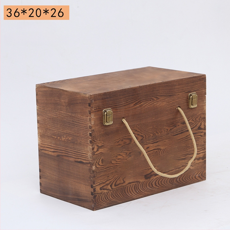 Дървена кутия за вино за две бутилки, гравирана, естествена дървесина, персонализирана облицовка, модел JXQ509