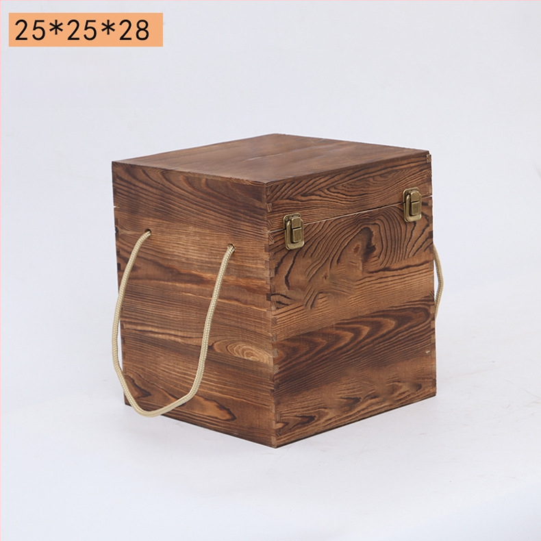 Дървена кутия за вино за две бутилки, гравирана, естествена дървесина, персонализирана облицовка, модел JXQ509