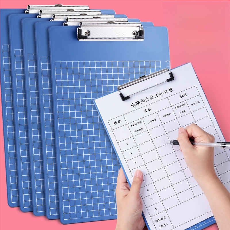 Vastag A4-es dokumentum mappa klipekkel – asztali írásra és kottaíráshoz ideális (modell C1085, PP anyag, üzleti ajándéknak)