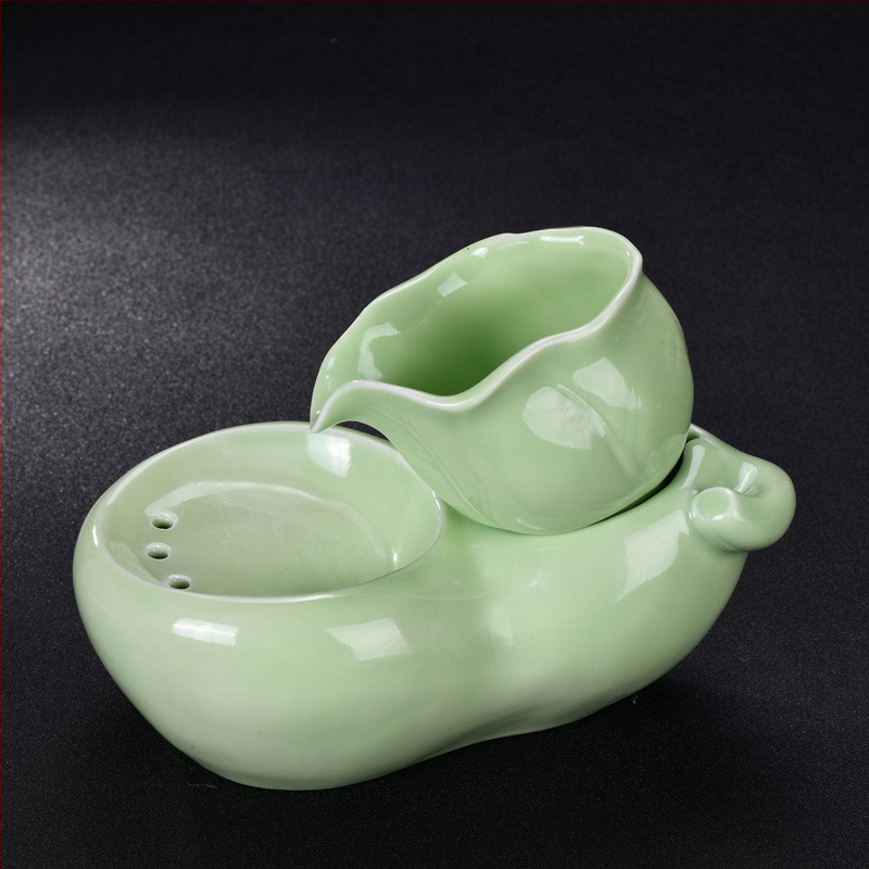 Κεραμικός αυτόματος φοντάν ποτίσματος για γάτες με κυκλοφορούν νερό, USB τροφοδοσία, μη αποσπώμενο