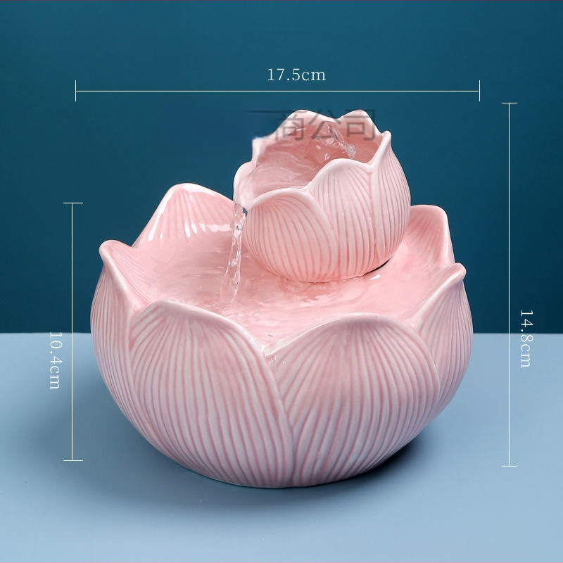 Κεραμικός αυτόματος φοντάν ποτίσματος για γάτες με κυκλοφορούν νερό, USB τροφοδοσία, μη αποσπώμενο