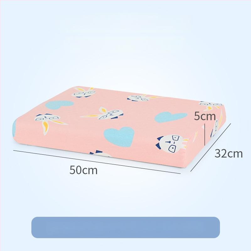 Детска възглавница от естествен латекс — покривка от 100% памук, форма извънземна, съдържание на латекс 90% или повече