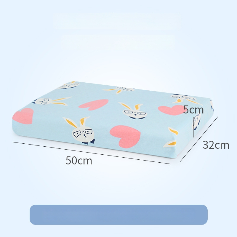 Детска възглавница от естествен латекс — покривка от 100% памук, форма извънземна, съдържание на латекс 90% или повече