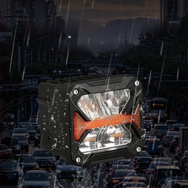 LED off-road jármű spotlámpa, 40W, 12-80V, 8000 lm, 4000-6500K, élettartam 50000 h