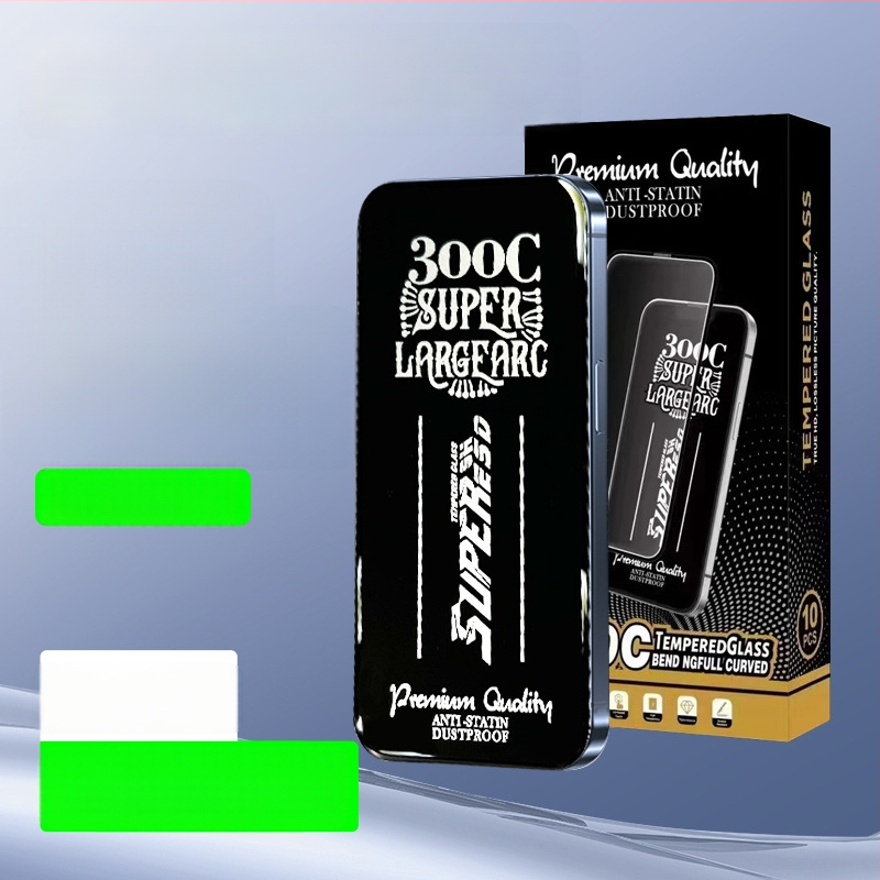 Protecție ecran din sticlă tempered pentru iPhone — HD ecran complet, rezistent la șocuri și praf, anti-amprente, auto-reparare, compatibil cu iPhone 12/13/14/11 Pro Max