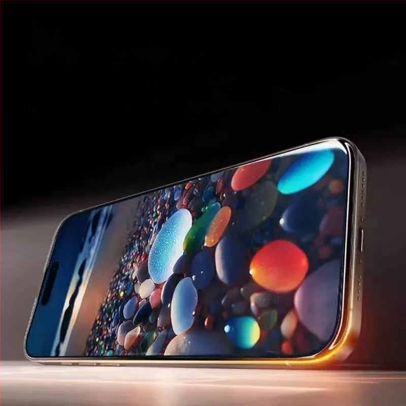 Protecție ecran din sticlă temperată pentru iPhone – claritate HD, acoperire completă, finisaj oglindă, anti-amprente, protecție la cădere