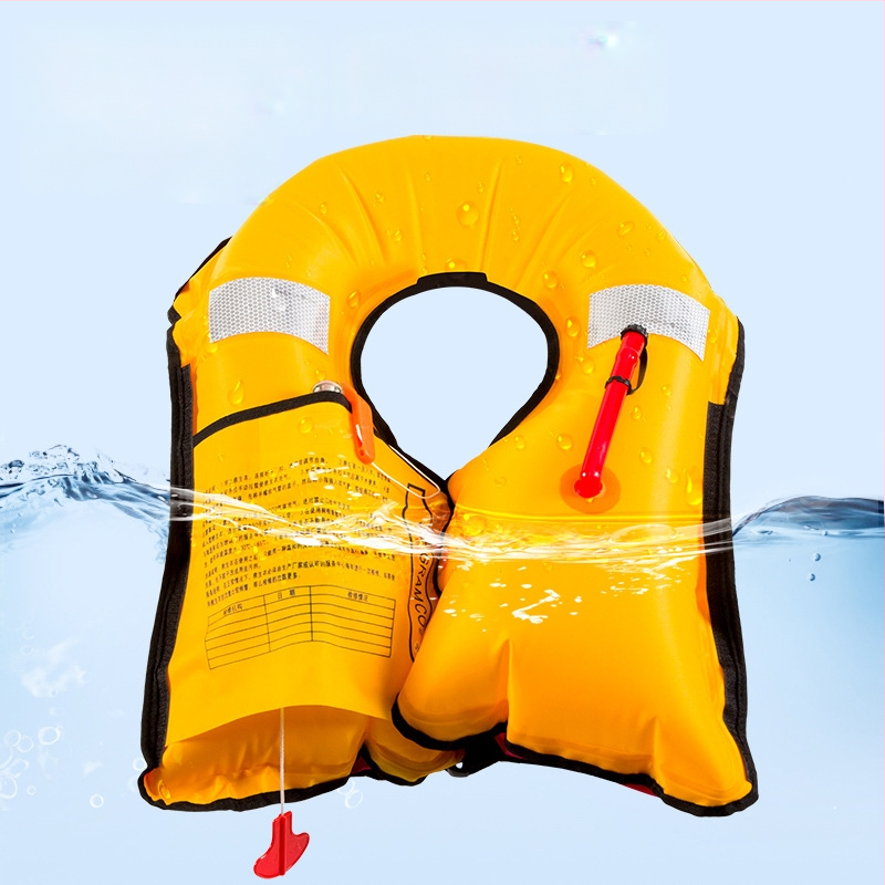 Yasian αυτόματη φουσκωτή σωσίβιο για ενήλικες, φορητή, υψηλή πλευστότητα, θαλάσσια επαγγελματική ένδυση, μοντέλο CY-150N