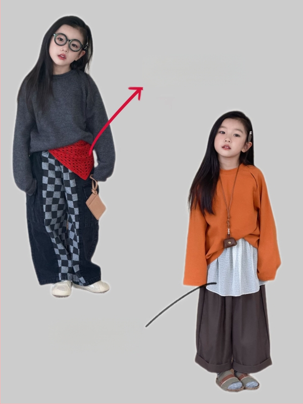 Xuanxuan sauce dječja suknja s petticoat, korejski stil, asimetričan rub, za djecu 3–8 godina