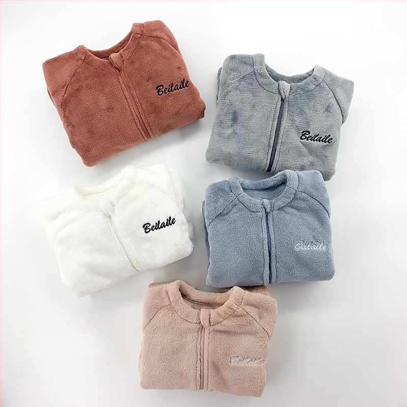 Παιδικά ολόσωμα νυχτερινά ρούχα από Corduroy, παχιές για τον χειμώνα, για νεογνά έως 12 μηνών, Ασφάλεια Κατηγορίας B, Έκδοση Άνοιξη 2025