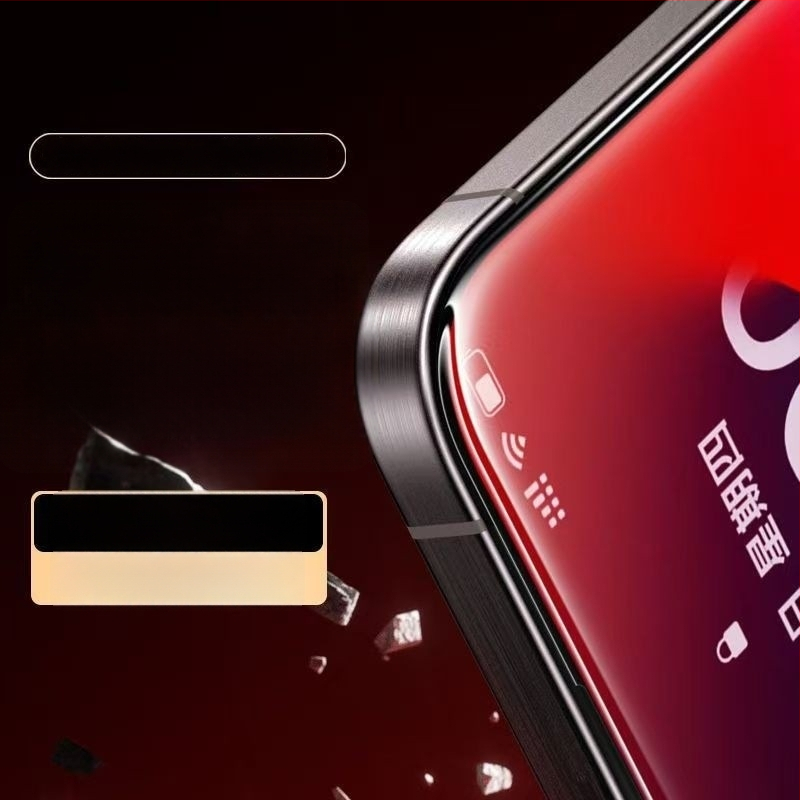 Membrane force protecție ecran din sticlă securizată — HD, rezistent la impact, ecran complet — pentru iPhone 12, 12 Pro, 13, 14