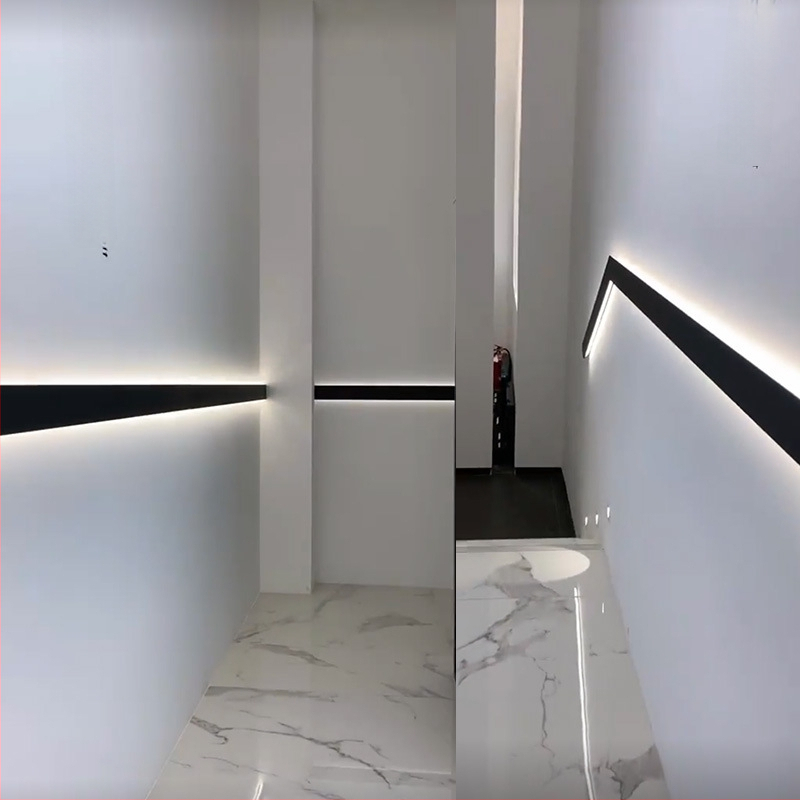 Επιτοίχιος λαμπτήρας LED για σκάλα και διάδρομο – διακοσμητικό φως γωνίας με LED ταινία, 111–240V