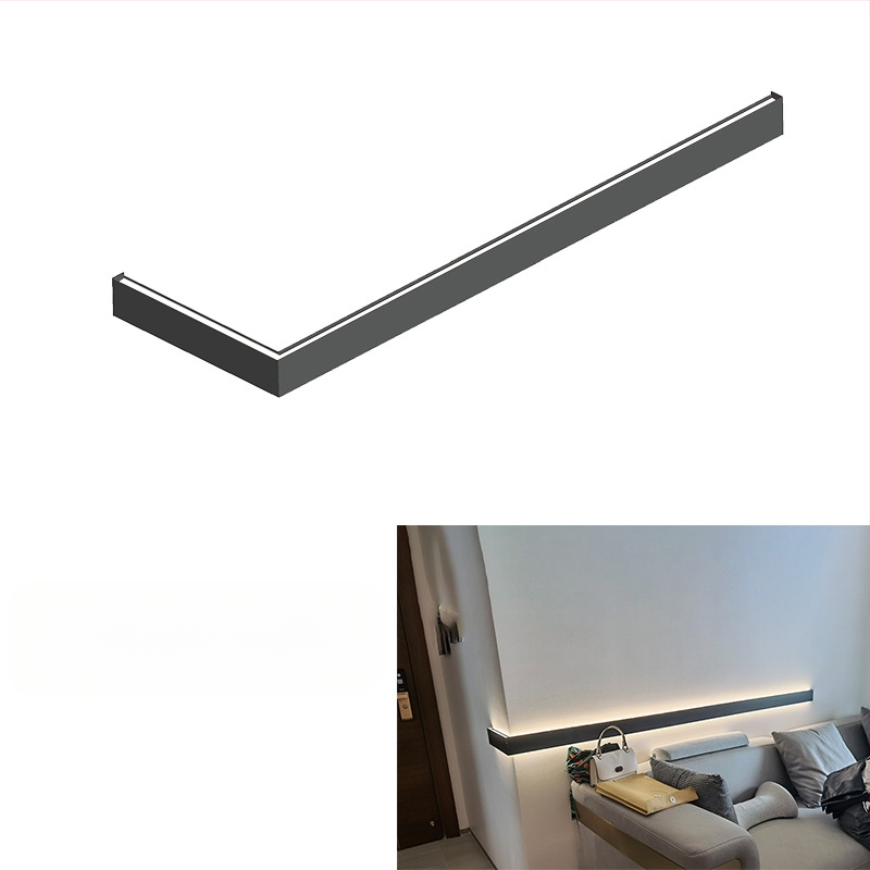 Επιτοίχιος λαμπτήρας LED για σκάλα και διάδρομο – διακοσμητικό φως γωνίας με LED ταινία, 111–240V