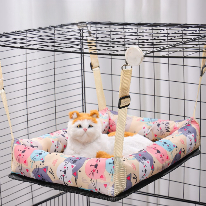 Γάτα κρεμαστό χαμάκ-φωλιά από ύφασμα – μάρκα Ruyi bear, κατάλληλο για γάτες, φωλιά κατοικίδιων