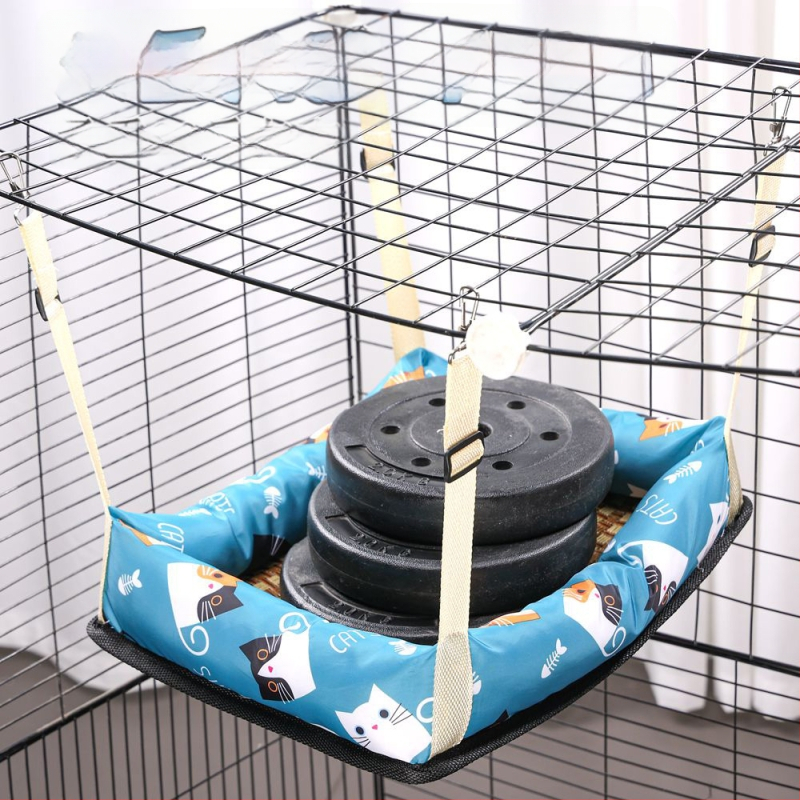 Γάτα κρεμαστό χαμάκ-φωλιά από ύφασμα – μάρκα Ruyi bear, κατάλληλο για γάτες, φωλιά κατοικίδιων