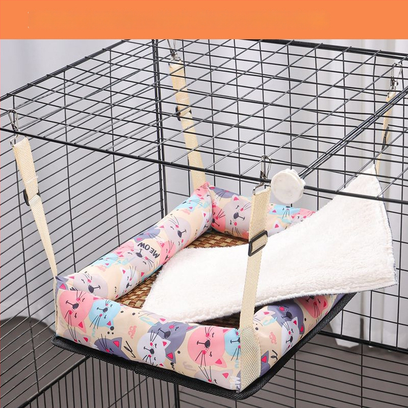 Γάτα κρεμαστό χαμάκ-φωλιά από ύφασμα – μάρκα Ruyi bear, κατάλληλο για γάτες, φωλιά κατοικίδιων