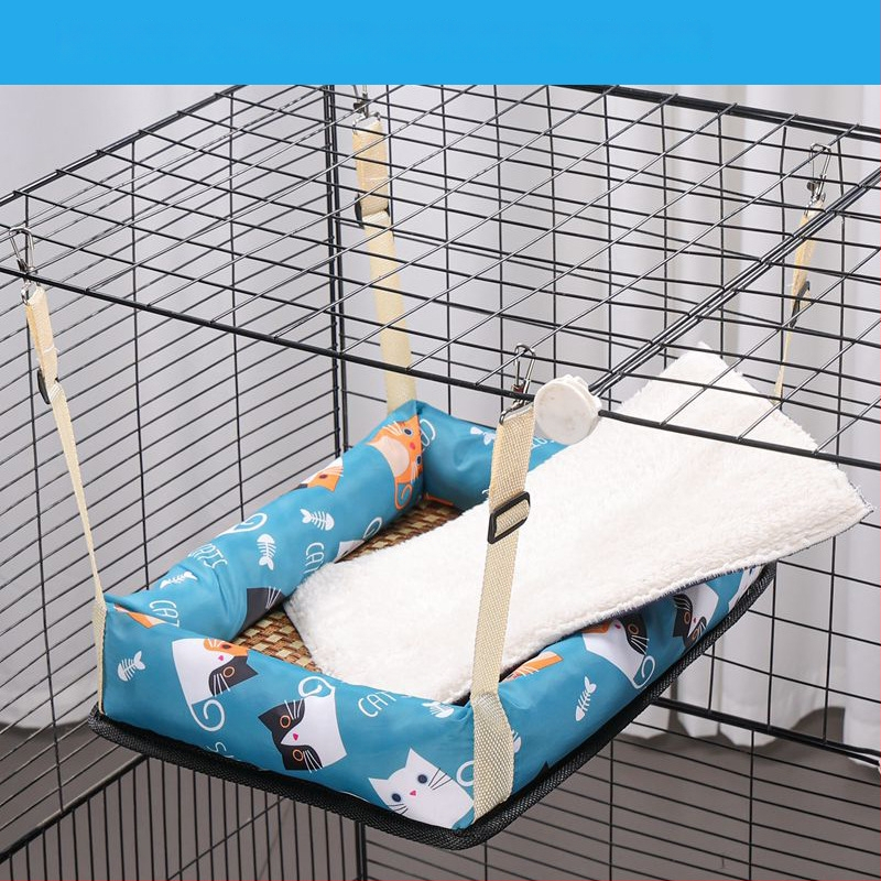 Γάτα κρεμαστό χαμάκ-φωλιά από ύφασμα – μάρκα Ruyi bear, κατάλληλο για γάτες, φωλιά κατοικίδιων