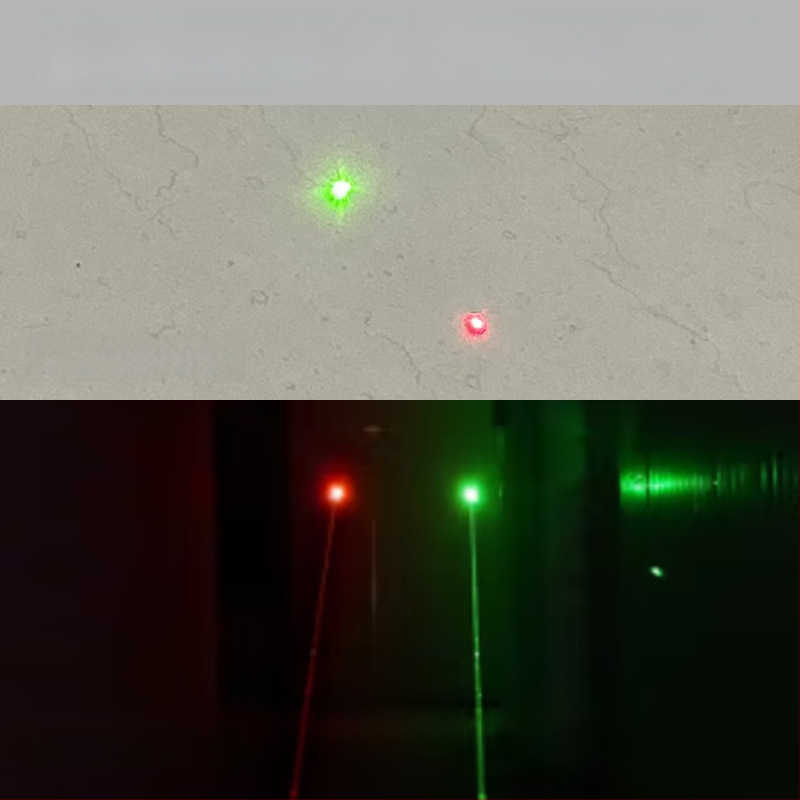 Πράσινο λέιζερ σκοπευτικό με χαμηλό προφίλ σφιγκτήρα σωλήνα, αντισεισμικό, ρύθμιση σε δύο άξονες