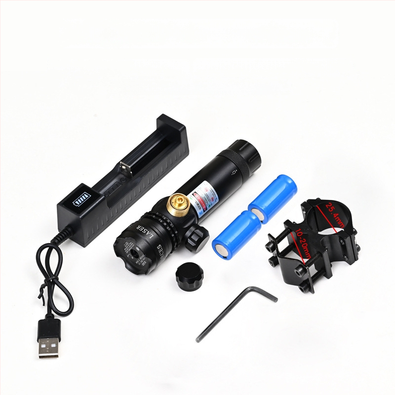 Πράσινο λέιζερ σκοπευτικό με χαμηλό προφίλ σφιγκτήρα σωλήνα, αντισεισμικό, ρύθμιση σε δύο άξονες