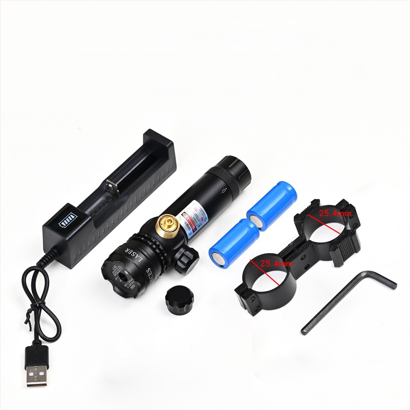 Πράσινο λέιζερ σκοπευτικό με χαμηλό προφίλ σφιγκτήρα σωλήνα, αντισεισμικό, ρύθμιση σε δύο άξονες