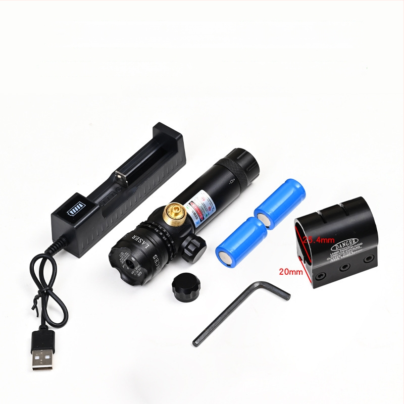 Πράσινο λέιζερ σκοπευτικό με χαμηλό προφίλ σφιγκτήρα σωλήνα, αντισεισμικό, ρύθμιση σε δύο άξονες