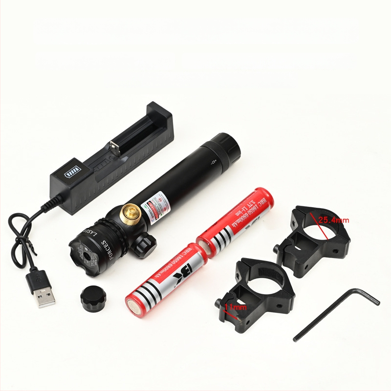 Πράσινο λέιζερ σκοπευτικό με χαμηλό προφίλ σφιγκτήρα σωλήνα, αντισεισμικό, ρύθμιση σε δύο άξονες