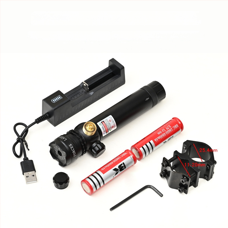 Πράσινο λέιζερ σκοπευτικό με χαμηλό προφίλ σφιγκτήρα σωλήνα, αντισεισμικό, ρύθμιση σε δύο άξονες