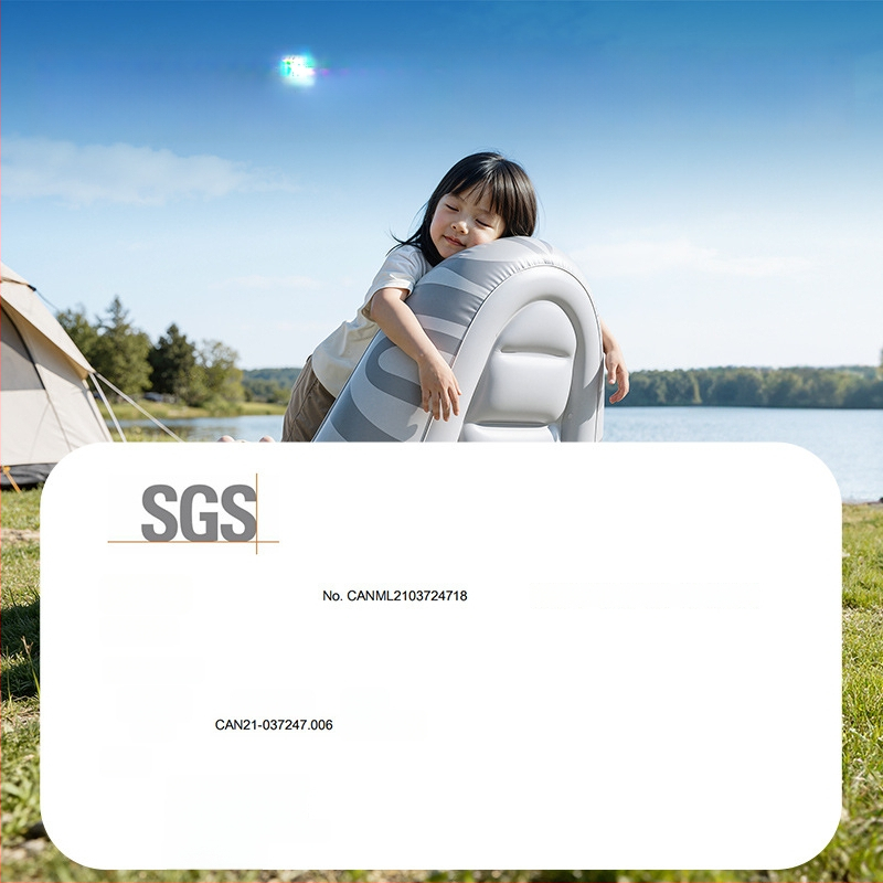 Kültéri felfújható kanapé - környezetbarát PVC, 30 Denier, 1,55 kg, testreszabható kempinghez