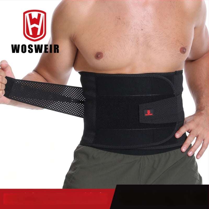 Колан за талия – универсален фитнес пояс, дишащ полиестерен материал, подкрепа на талията, оформящ и стабилизиращ, подходящ за физиотерапия и облекчаване на болки в кръста