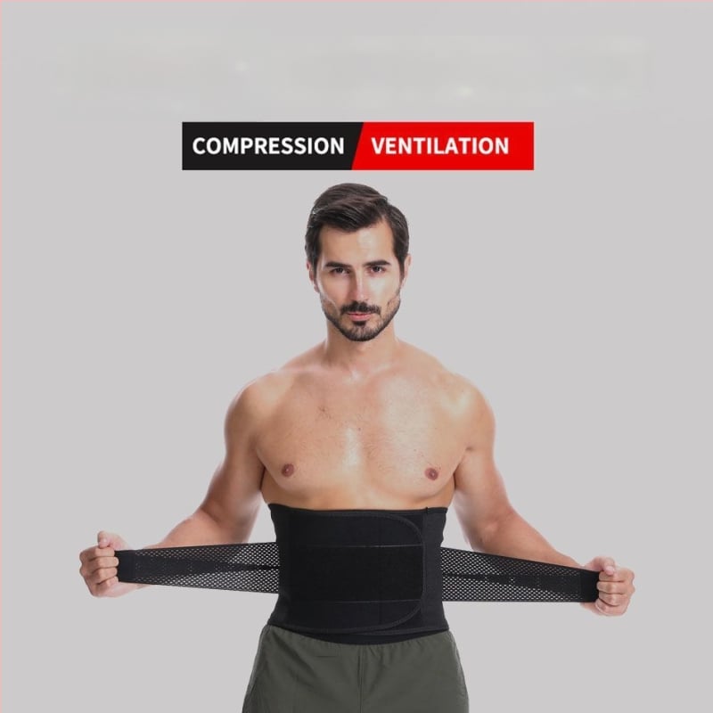 Колан за талия – универсален фитнес пояс, дишащ полиестерен материал, подкрепа на талията, оформящ и стабилизиращ, подходящ за физиотерапия и облекчаване на болки в кръста