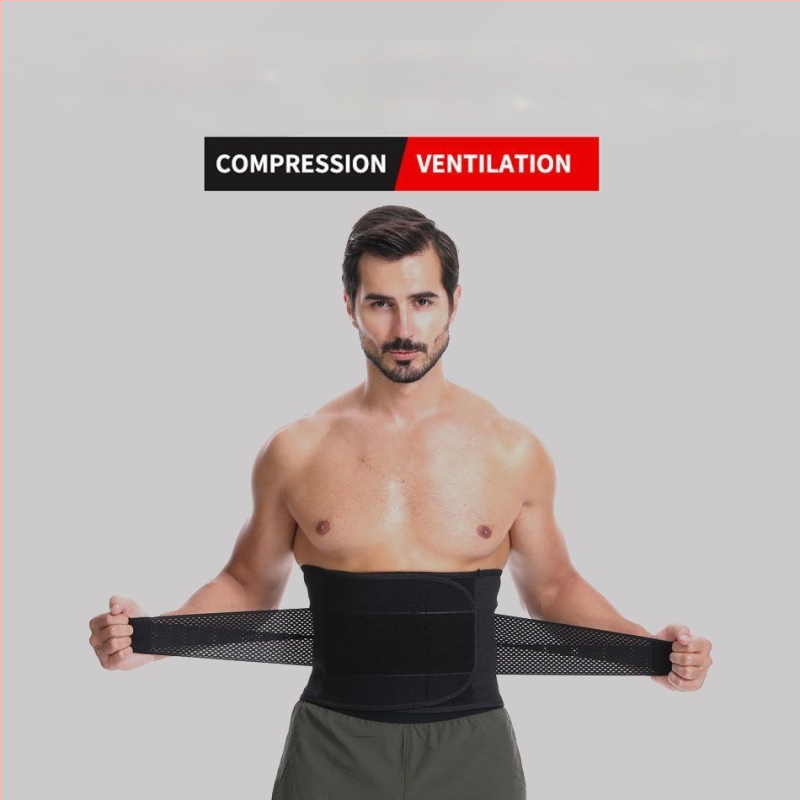 Унисекс спортен колан за кръста – оформяне и корекция, дишаща фиксирана опора за лумбалната област и болки в гърба