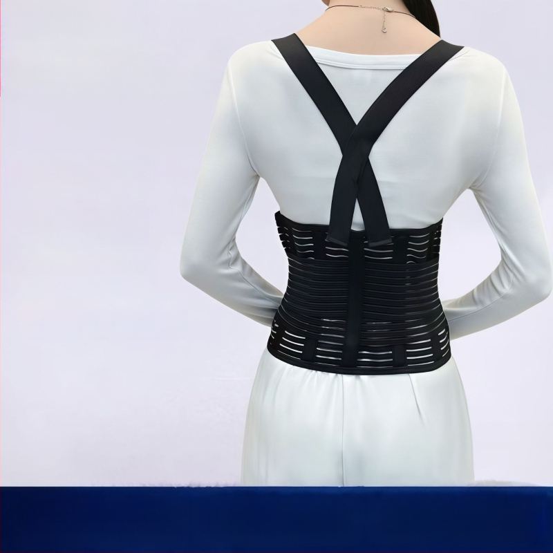 Колан за защита на кръста, регулируем, полиестер, за възрастни, фиксиран колан