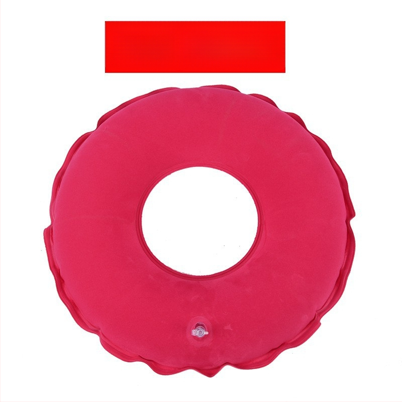 Надуваема седалка за инвалидна количка с опора за хип-зона, близко квадратна форма, 6+ масажни глави с въздушно налягане, едностепенно управление, PU кожа.