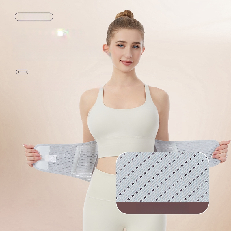 Дишащ пояс за кръста с опора – лумбална защита, R13 Thick Mesh, полиестер, универсално използване за фитнес, бягане, колоездене и оформяне на тялото