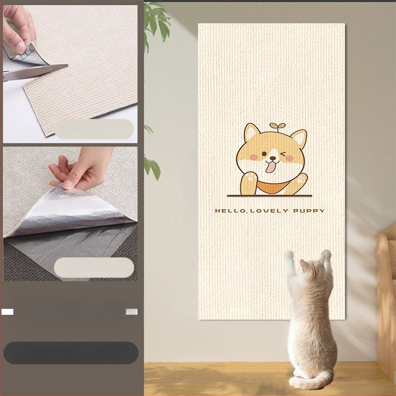 Πίνακας τοίχου γρατζουνίσματος για γάτες, ενισχυμένη επιφάνεια αντοχής στη γρατζουνιά, εκτυπωμένο κάθετο αυτοκόλλητο τοίχου για προστασία επίπλων. Μάρκα: Other; Υλικό: Other; Στυλ: Απλό; Εισαγωγή: Όχι