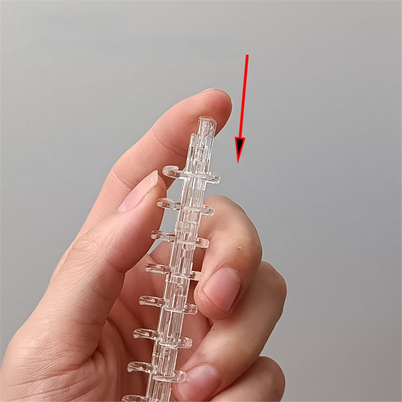 26-дупкова метална подвързия с прозрачен клип, метални пръстени и аксесоар за флип-биндинг — папка за водене на сметки