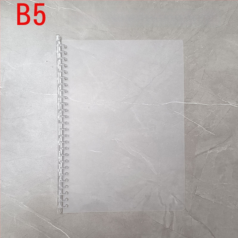 26-дупкова метална подвързия с прозрачен клип, метални пръстени и аксесоар за флип-биндинг — папка за водене на сметки