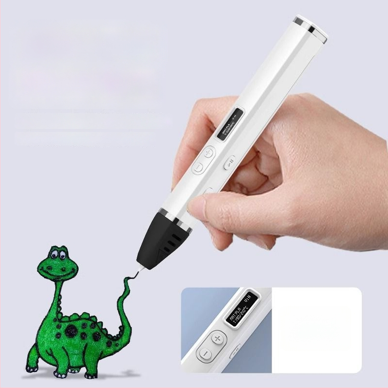 Στυλό 3D Εκτύπωσης Υψηλής Θερμοκρασίας – Επαγγελματικού Επιπέδου, Πολυλειτουργικό εργαλείο για Ζωγραφική και Γκράφιτι