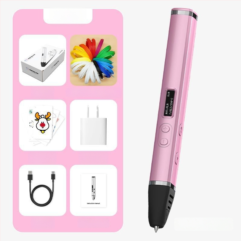 Στυλό 3D Εκτύπωσης Υψηλής Θερμοκρασίας – Επαγγελματικού Επιπέδου, Πολυλειτουργικό εργαλείο για Ζωγραφική και Γκράφιτι