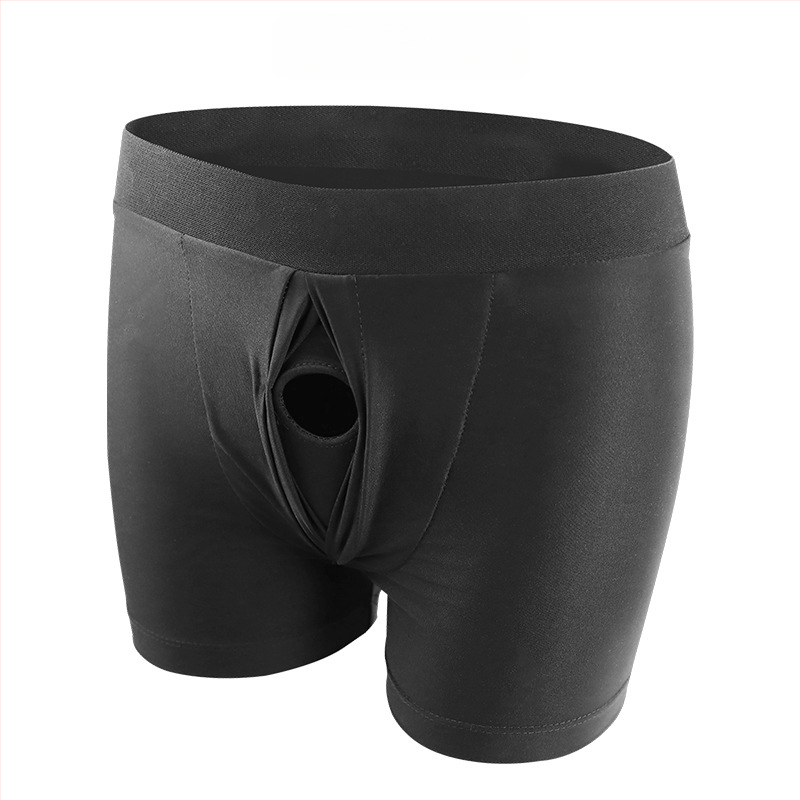 Hordozható fehérnemű dildoval – nylon/spandex/TPE; Long Love márka; felnőtteknek