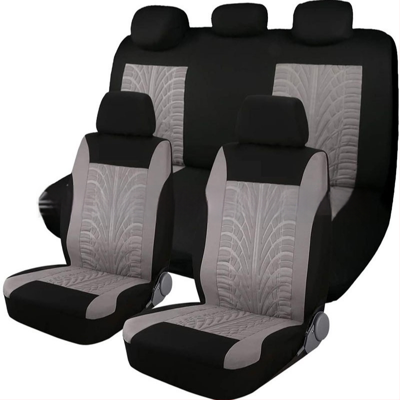 Κάλυμμα καθίσματος αυτοκινήτου, προστατευτικό από τη σκόνη, τεσσάρων εποχών, σετ 9 τεμαχίων, πολυεστέρας