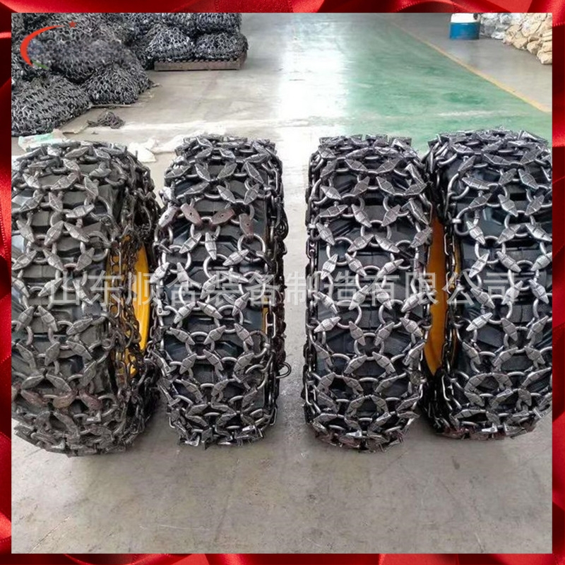 Антихлъзгачна верига за гуми на товарач - високоякостна, за сняг, различни размери