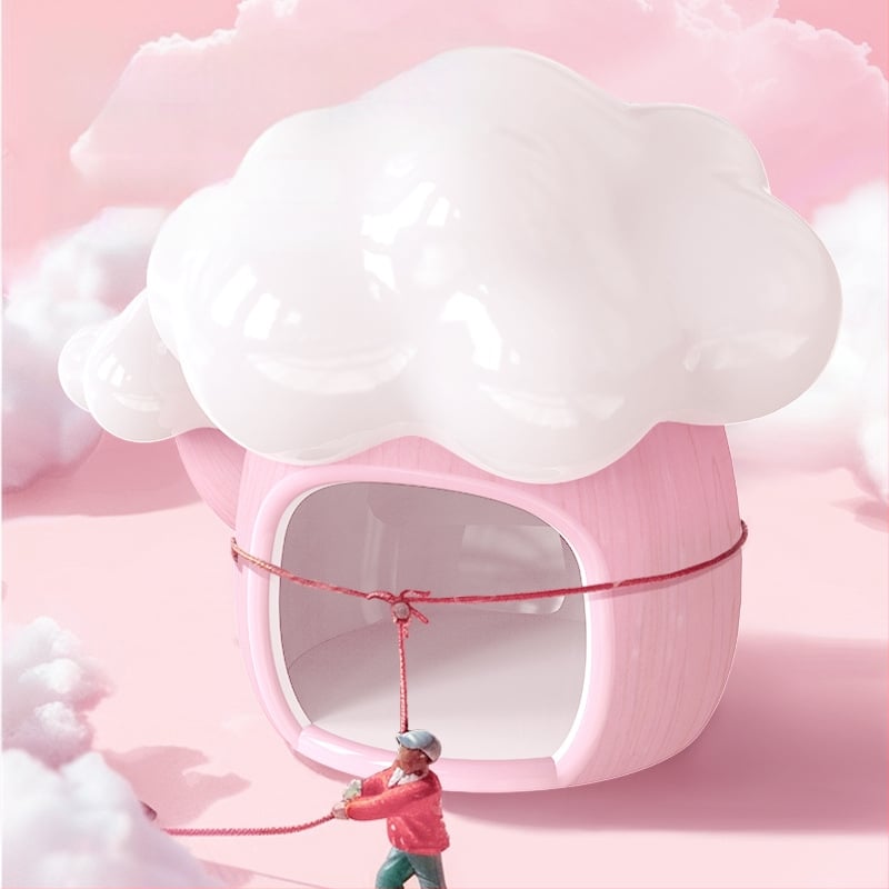 Cuib ceramic pentru hamster, brand Jonsanty/Chong Shangtian; origine Zhangzhou, Fujian; material ceramic; categorie: hrană pentru animale de companie