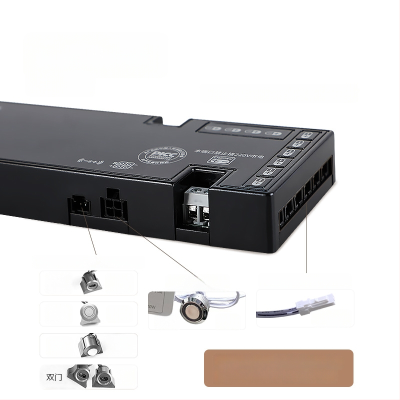 LED szekrény világítás kapcsoló táp, 12V/24V, DuPont csatlakozó, IP20, CE, 99% hatékonyság